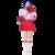 女成人啦啦操服装中小学生拉拉队演出服运动会开幕式团体啦啦队服(粉红色 XL)第10张高清大图