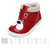 HushPuppies/暇步士1-3岁女童靴子冬季新款加绒保暖防滑宝宝皮靴子DP9228 CL(14码 红色)第5张高清大图