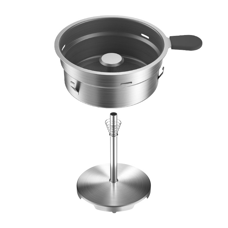 生活元素养生壶家用办公室小型多功能蒸煮一体茶壶煮花茶器便携式白色