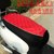 普润 电动摩托车坐垫套防晒防水电瓶车踏板车坐垫套座套保暖套冬季四季(红色中号)第4张高清大图