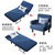 单人折叠床办公室午休午睡神器两用便携小型可折叠沙发床经济家用(升级款 80cm 米色-送1印花抱枕)第2张高清大图