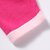 Oissie 奥伊西 1-4岁女宝宝纯棉套头毛衣上衣加毛裤(90厘米（建议18-24个月） 玫红色)第4张高清大图