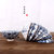 （两个装）日式陶瓷功夫茶具小茶杯单杯仿古青花瓷斗笠杯个人品茗杯主人杯(万福    口径8.5cm 高3.5)第3张高清大图