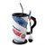 杯子男陶瓷陶瓷咖啡杯带盖勺韩式大容量创意办公室男女生个性马克杯杯子喝水复古(红黑色 加盖 加勺 加杯刷)第4张高清大图
