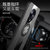 VIVO S6手机壳布纹磁吸指环s6超薄保护套步步高S6防摔商务新款(黑色磁吸指环款)第3张高清大图