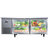星星（XINGX）TC-468YG 1.2/1.5/1.8米  冷藏工作台玻璃门展示柜冰柜冷柜商用厨房操作台(红色)第5张高清大图