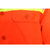 谋福 男女夏季短袖款安全服环卫服套装 环卫人员/保洁/路政施工专用工作服 橙色(橙色 180-185特大号 不含帽子)第3张高清大图
