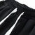 男女可穿韩版潮流束腿直筒九分休闲裤子2051(黑色 M(建议90斤-105斤))第3张高清大图