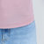恒源祥2019夏季新款女短袖T恤纯色半袖时尚休闲修身女士上衣体恤B(3号粉色 170)第5张高清大图