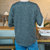 狐行天下 短袖t恤男士夏装休闲舒适净色青年运动体恤衫(灰色 L)第5张高清大图