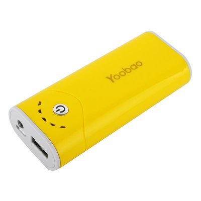 羽博皓月YB-622移动电源（黄色）适用于iphone4S/iphone4/手机/平板电脑/数码相机/PSP/MP3等设备充电