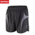 spiro 夏季运动短裤男女薄款跑步速干透气型健身三分裤S183X(黑色/灰色 S)第4张高清大图