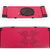 【京好】床上电脑桌 现代简约环保笔记本电脑桌 铝合金折叠桌A121(玫瑰红 长48CM大风扇带鼠标板)第2张高清大图