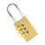 苏识 BC283 黄铜密码锁挂锁 （计价单位：个） 黄色第5张高清大图