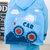学生儿童雨衣 男女宝宝时尚EVA环保带书包位儿童雨衣(XXL)(蓝色)第5张高清大图