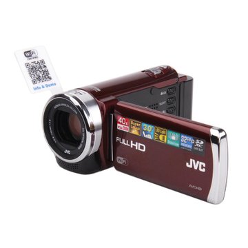 JVC GZ-EX275RAC 高清闪存摄像机 数码摄像机200万静态图像像素 内置32GB 内置WI-FI功能摄像机 背照式cmos
