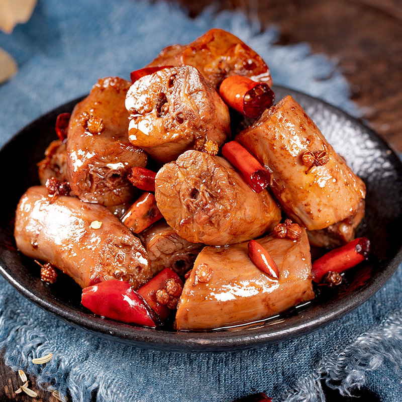 匠丫鲜生 酱香鸭脖248g*3袋装 渗透爽口 酱香美味冷链运输(三袋装)【