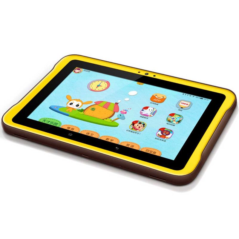 小天才k1儿童平板咖啡黄16g摄像头护眼耐摔儿童早教机家教机学习机