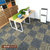 办公室地毯 方块地毯 卧室房间沙发台球室美容院拼接满铺PVC地毯条纹加厚写字楼地毯(金牛座C3+C7)第2张高清大图