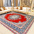 欧式简约地垫 家用地毯客厅茶几长方形可机洗 卧室床边防滑薄地毯可机洗可定制(大红2)第2张高清大图