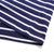 稻草人夏季商务短袖T恤男士条纹翻领修身POLO衫PA7030(蓝色 XXXL)第5张高清大图