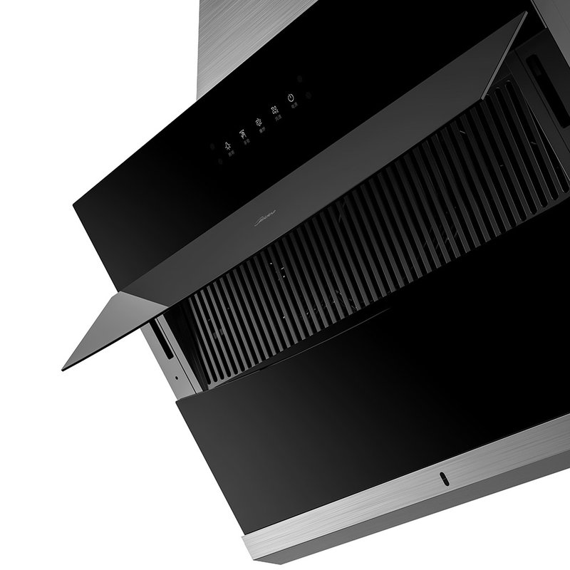 美的(midea) cxw-280-b63s 侧吸 油烟机 不锈钢