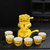 自动茶具单个懒人石磨旋转出水功夫茶壶复古时来运转自动冲泡茶器(飞龙在天+公道杯+6杯)第3张高清大图