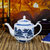 茶壶水壶油壶中国风老式怀旧青花釉下彩景德镇陶瓷茶壶凉水壶(缠枝莲)第5张高清大图