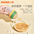 日康米糊勺婴儿硅胶软勺奶瓶挤压式宝宝辅食勺子米粉喂食器工具 （RK-C4004(蓝紫两色（加指套牙刷）)第2张高清大图