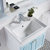 JOMOO九牧 实木浴室柜组合浴室橡胶木洗脸盆洗漱台洗手池 A2182 橡胶木白色（不含龙头和下水配件） 0.8M(柜体60.5cm蓝色款)第4张高清大图