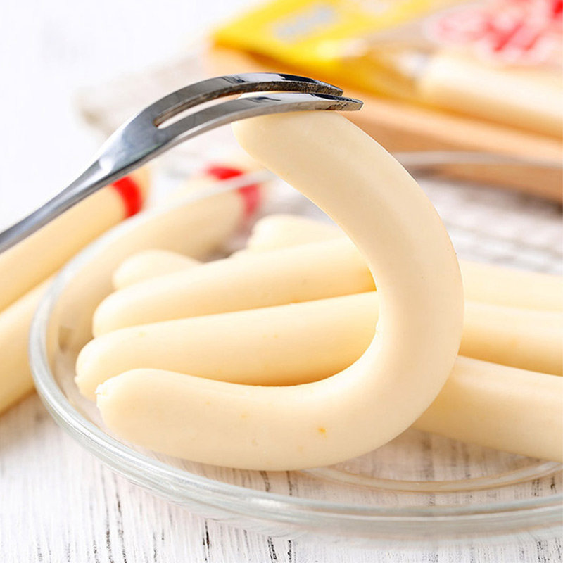 zek韩国进口儿童鳕鱼肠105g*6袋 儿童海味即食零食鱼肉香肠(玉米味3袋