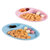 甜厨（TenCook）儿童食物碟 分格 餐具碟子 儿童食物分享治理碟 小孩水果饼干零食盘 3岁+ 2件套装 国美厨空间第4张高清大图