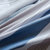 茉菲家纺现代简约条纹保暖三件套四件套1.2m1.5m1.8m纯棉床上用品欧式被套床单床笠枕袋(蓝色 床单款套件)第5张高清大图