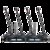 Shinco/新科 H85无线话筒一拖四 专业婚庆舞台演出 KTV会议鹅颈式领夹麦克风培训桌面话筒(H85 4鹅颈)第2张高清大图