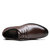 ECCO爱步男士皮鞋 男子商务正装系列休闲皮鞋 670258(巧克力色 42)第3张高清大图