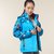 冲锋衣男女三合一两件套户外保暖服登山滑雪服夹克9792(湖蓝色 XXL)第2张高清大图