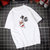 【W.Xuan】男士短袖t恤2021夏季新款中国风复古系列印花圆领纯棉打底新疆棉(褐色 160)第3张高清大图