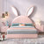 朷木 儿童床男孩女生兔子创意小户型卧室现代简约软包皮床单人梦幻美式公主床(1.2*1.9米（抽屉结构） 单床)第2张高清大图