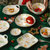 蓝莲花日式碗碟套装家用网红一人食圣诞风餐具陶瓷碗创意盘子碗盘(4寸味碟/10.3CM 默认版本)第5张高清大图