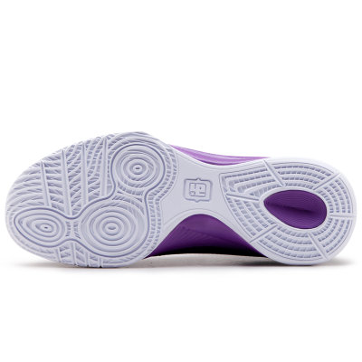 艾弗森新款低帮篮球鞋防滑橡胶底网布织物透气轻质缓震球鞋学生实战战靴(紫色 39)