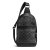 COACH 蔻驰 F72043 男士新款PVC肩背包胸包斜跨包(黑色 自定义)第4张高清大图