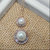 OA ONNEA 韩版珍珠锆石铜毛衣链，真金环保电镀(金色)第2张高清大图