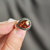Ecats 泰国曼谷银镶嵌天然琥珀戒指 金花红珀绿珀复古食指 附权威鉴定证书(金花红珀款-戒圈内直径1.72厘米)第4张高清大图