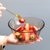 沙拉碗耐高温家用甜品玻璃饭碗韩版ins风面碗餐具高颜值碗碟套装(茶色碗+送五角星叉)第4张高清大图