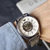 阿玛尼(ARMANI)时尚商务镂空透底男士机械手表(AR1945)第3张高清大图