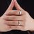 真品纯银S999戒指男女情侣对戒简约光面指环手工开口足银实心活口(5毫米宽（开口可调节）)第6张高清大图