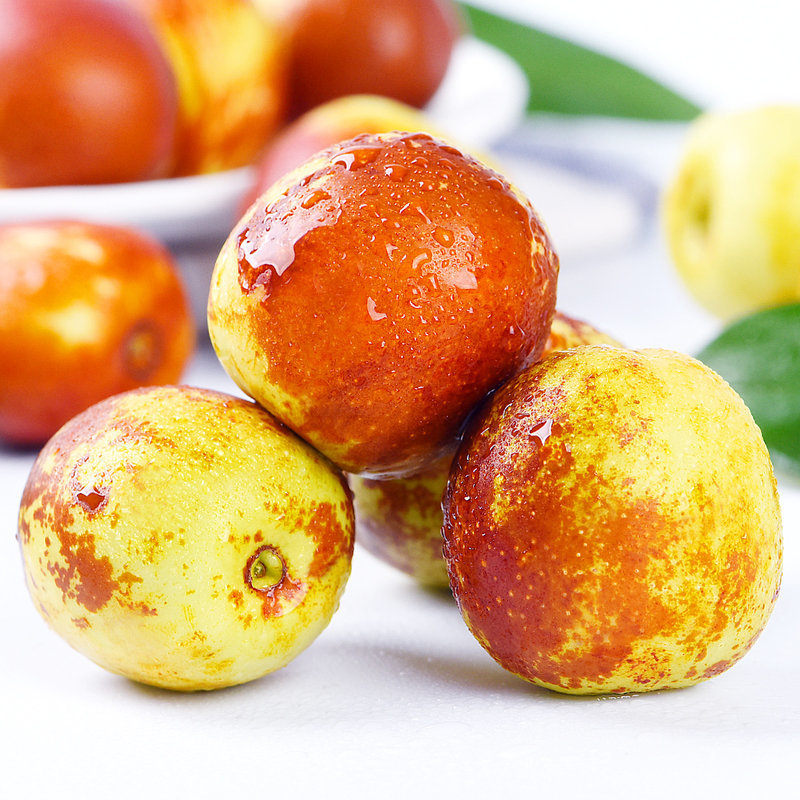 陕西大荔冬枣新鲜水果1斤脆枣子大鲜枣子甜冬枣当季整箱大荔冬枣1斤