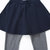 巴拉巴拉童装女童秋装2018新款儿童两件套女童时髦套装长袖裙裤潮(165cm 深蓝)第3张高清大图