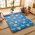 可奈雅磨毛床垫软垫宿舍睡垫垫被家用可折叠加厚床褥子榻榻米垫子(蓝色天空)第4张高清大图