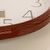 汉时（Hense)现代简约带液晶屏装饰挂钟客厅万年历静音石英时钟HW49(圆形木纹)第4张高清大图